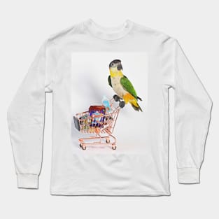 Shopping Birb Long Sleeve T-Shirt